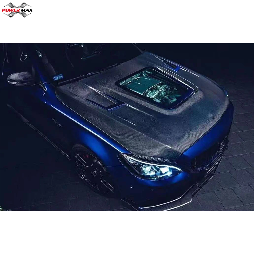 Carbon Fiber Bonnet For Mercedes Benz C Class W205 C63 Carbon Hood