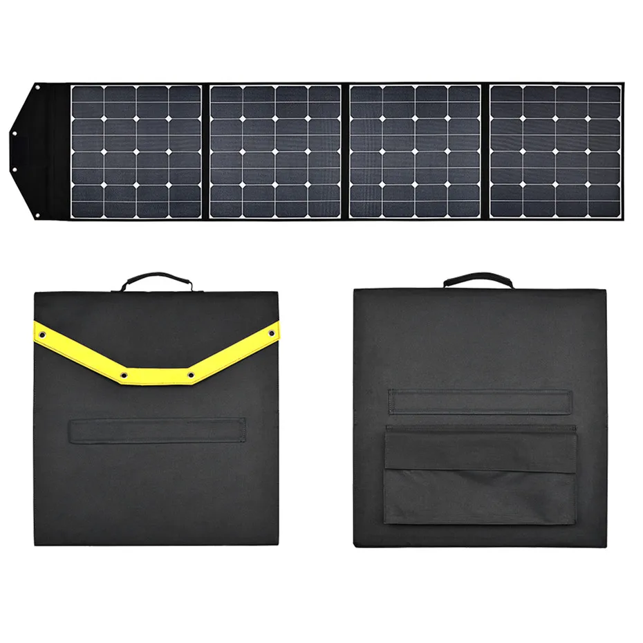 60W 100W 120W 150W 200W Складная солнечная панель для RV 12V техники батарея jackery rockpal солнечный генератор