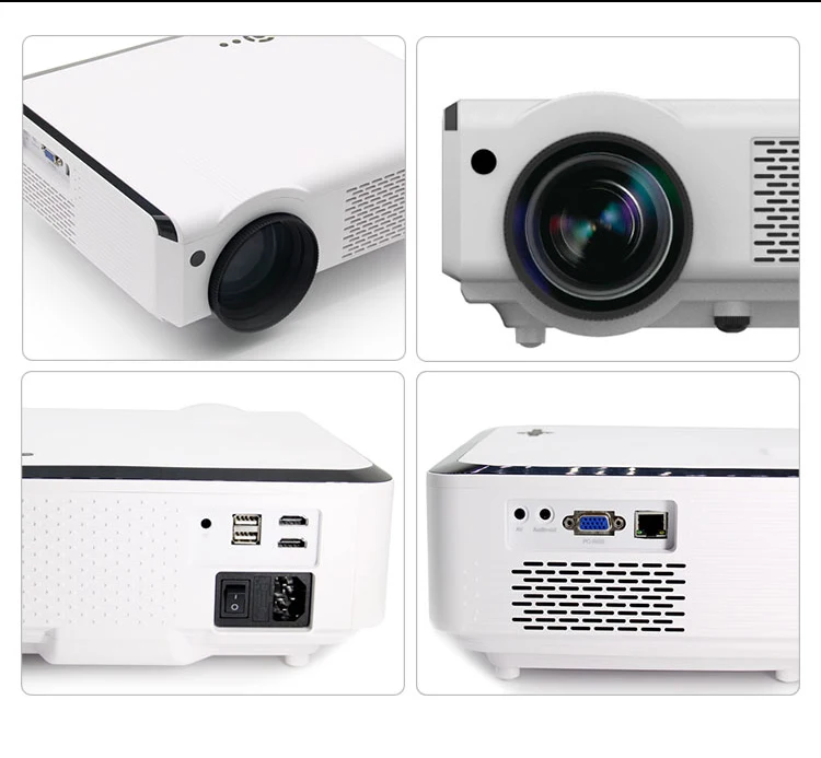  Amazon Top Hot Selling OEM ODM High Lumens Native 1080p Projector Full HD 4K LCD LED Video Portable Home