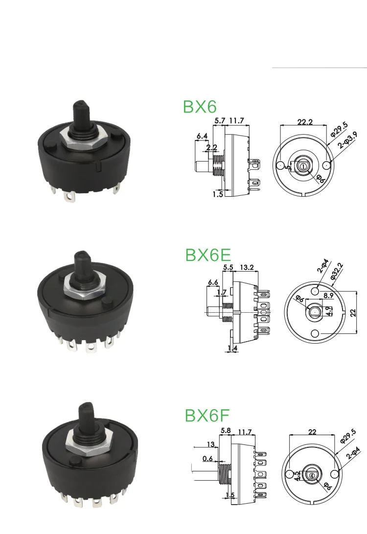 Electrical appliances for wholesale household electrical accessories Electric mixer grinder liua6 position rotary switch
