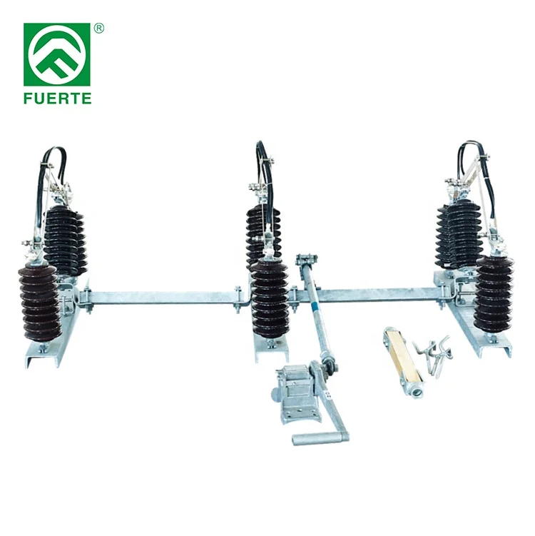 24kV 630A RH-B porcelain type gang isolator