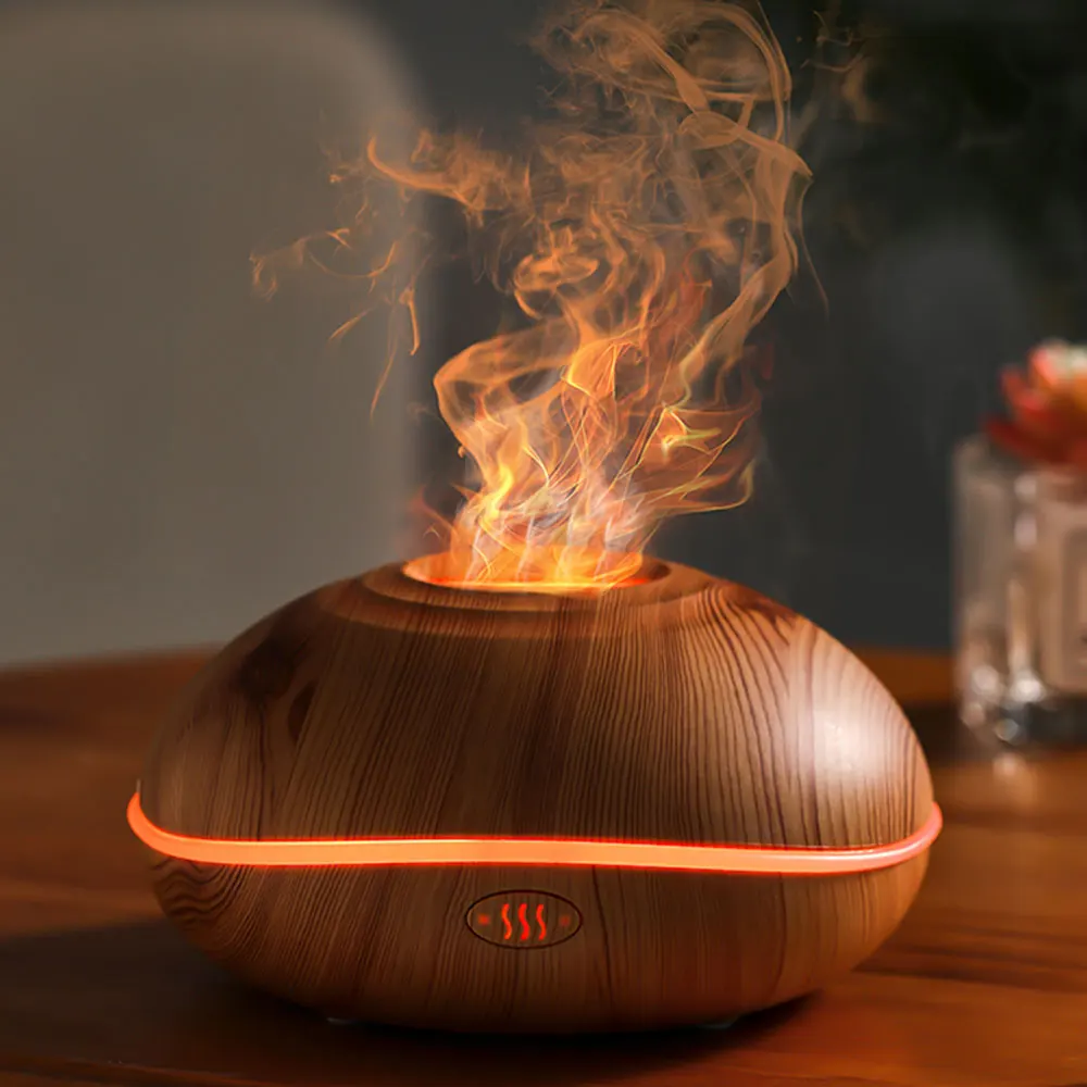 Fire Flame Humidifier Air Humidifier Aroma Diffuser Essential Oil Diffuser Factory Customized Direct Sale.