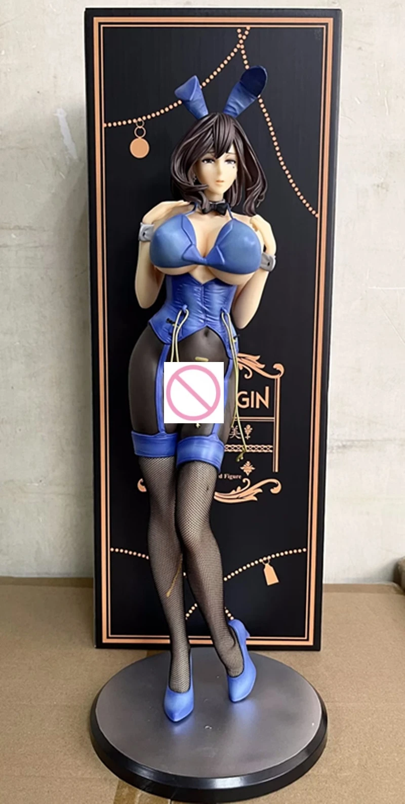 Japan sexy doll PVC action Figures cute Anime GK Doll Toys nude Bunny Girl figuras de Male Toy 1/4