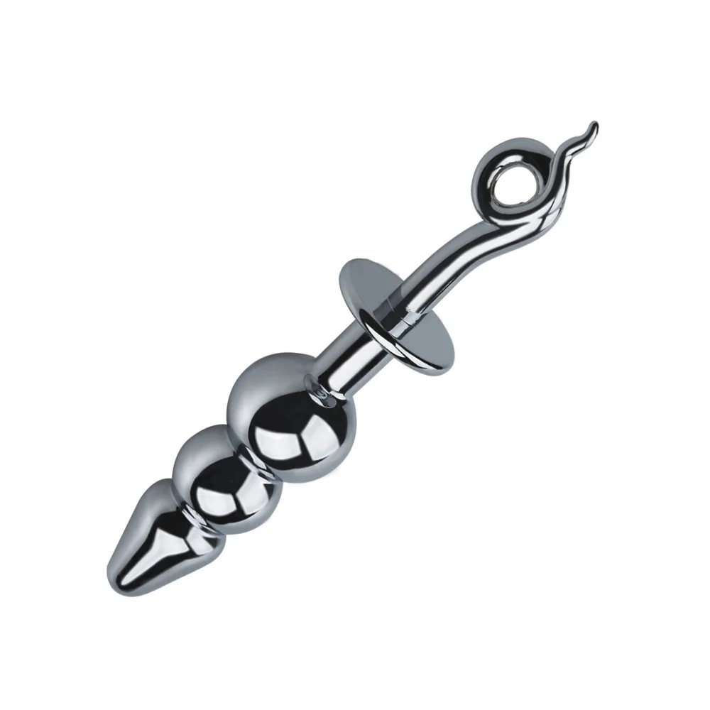 4 Size Stainless Steel Anal Plug Metal Butt Plug Large Set Beads Stimulator Adult Games Sex Toys For Women Man Anal Toys