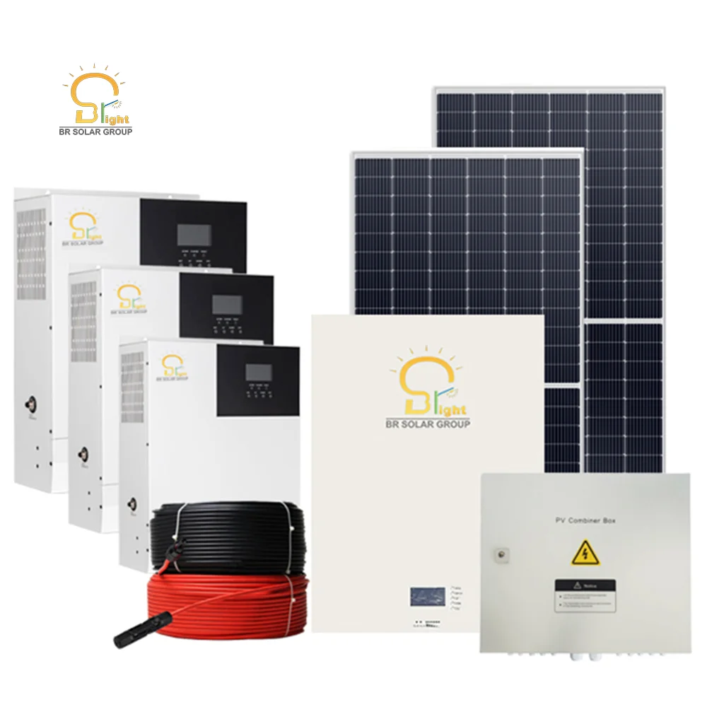 BR SOLAR 5kw solar battery energy system 10kw off grid solar panels system for home