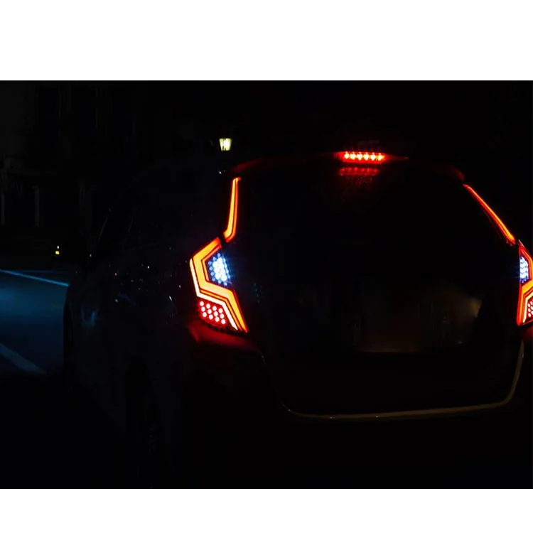  Автозапчасти Автомобильные светодиодные задние фонари для Honda Jazz Fit 2014 -