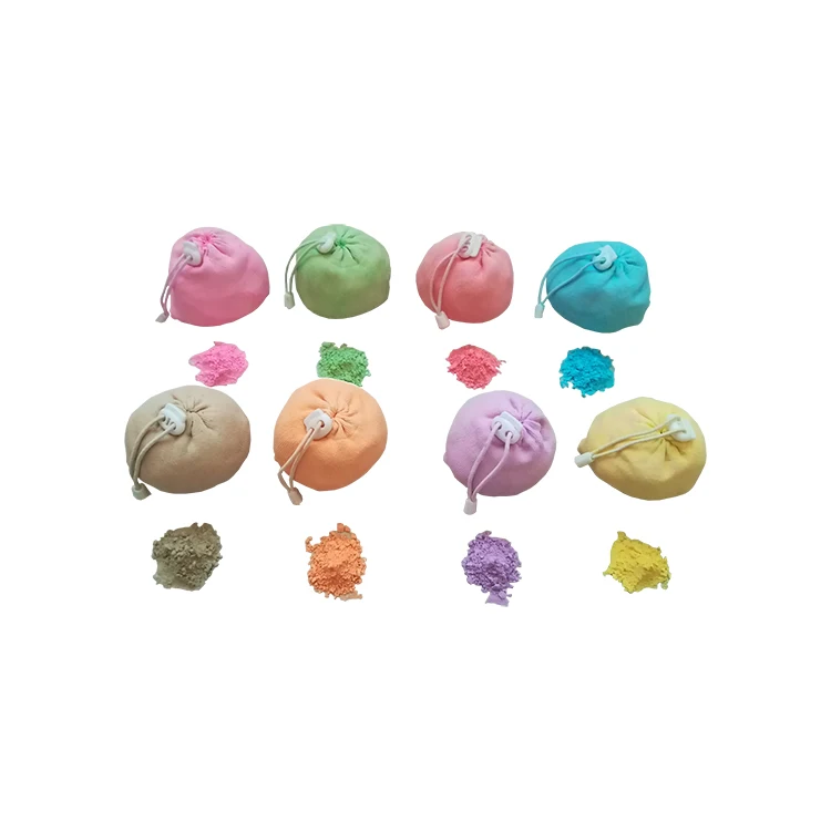 Bright color gym chalk colored chalk for sports red blue green purple pink yellow