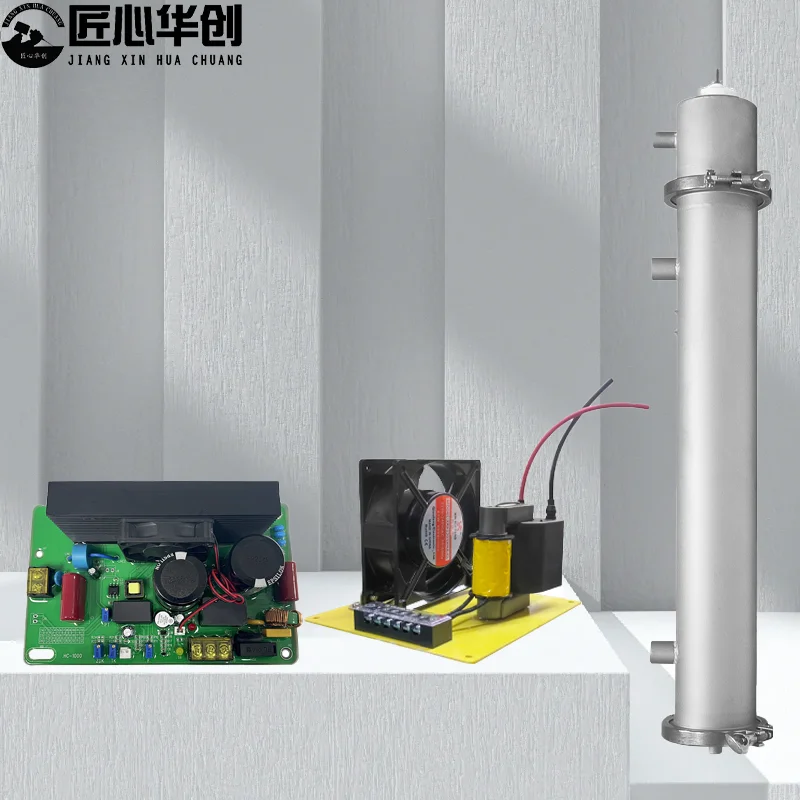 60G water-cooled quartz tube ozone generator accessories for aquaculture and sewage treatment