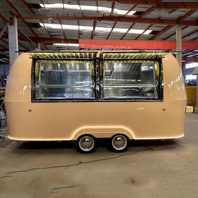 Factory Direct Food Truck Small Food Trailer Pizza Popsicle Hot Dog Cart With Kitchen For Sale