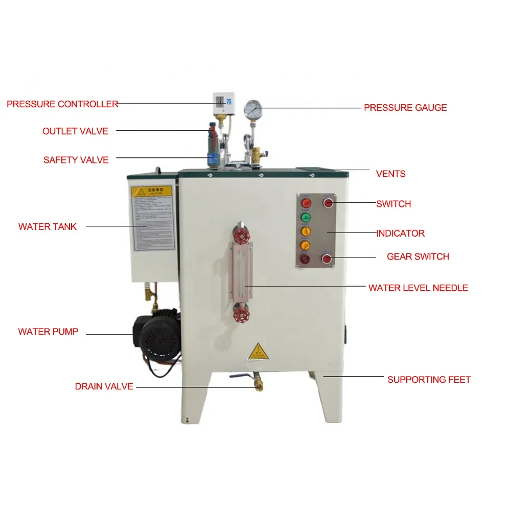 Portable Industrial automatic electric steam generator steam boiler for apparel garment factory 6kw  9kw  12kw  18kw  24kw