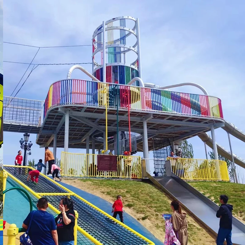 Indoor Outdoor Customized Tube Water Stainless Stainless Steel Slide For Kids Or Adults