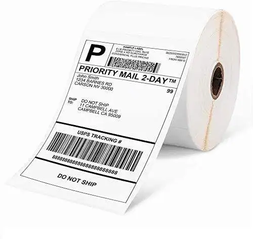 Boa Free Thermal Printer Paper Roll Round And 4x6 Thermal Label Sticker For Printer Labels
