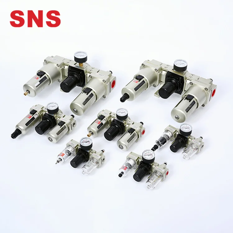 High Quality Assurance Ac Series Frl Unit Pneumatic Dual Air Source Treatment