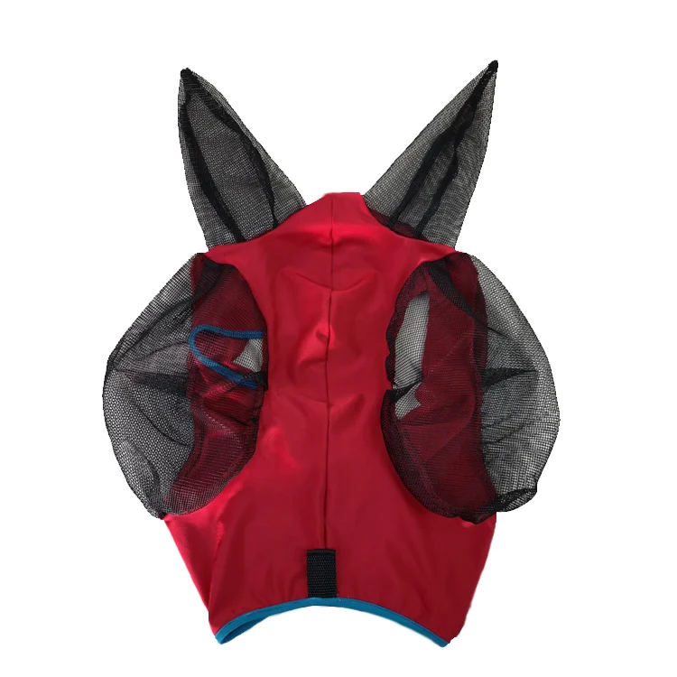 2022 Horse Fly Veils High Quality Soft Mesh Ear Bonnets for Horse Riding Protection Horse Fly Cover