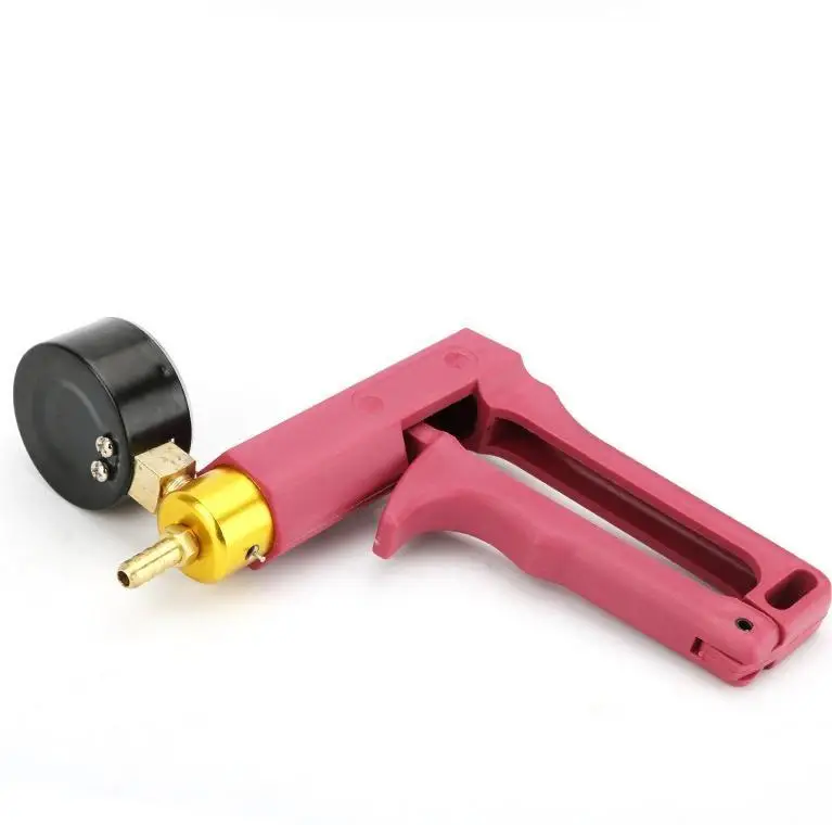Hot Selling Hand Held Vacuum Pump Tester Set Vacuum Gauge and Brake Bleeder Kit for Automotive with Adapters Case