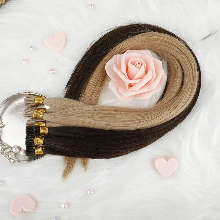 
Wholesale Price Prebonded Hair 0.8g 1g 1.5g 2g per strand remy i tip hair extensions indian hair 