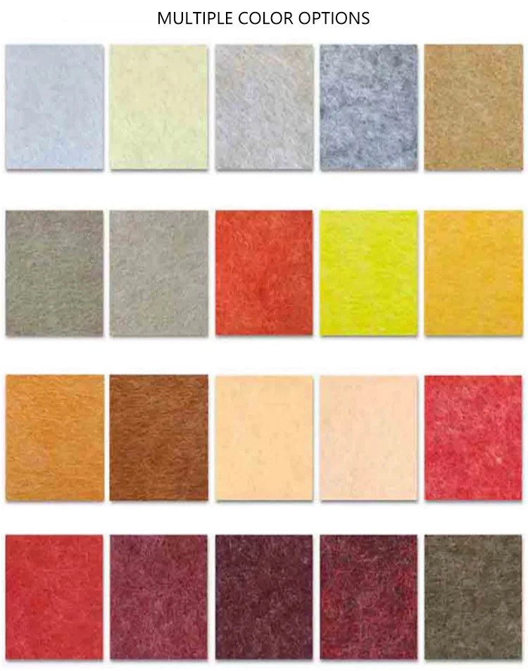 Best Price Colorful Soundproofing Materials Absorb Sound Polyester Fiber PET Acoustic Decorative Interior Wall Panels