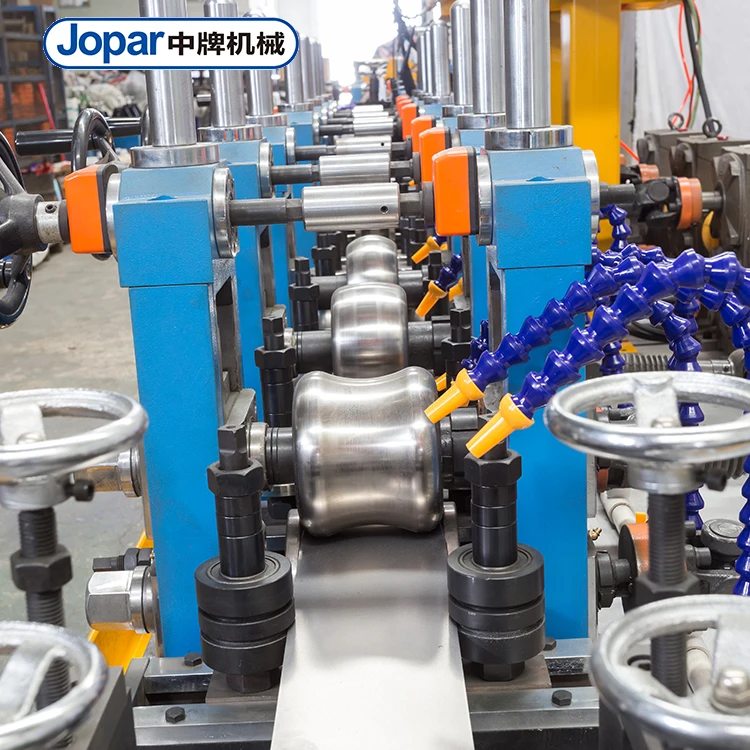 Api Steel Pipe Production Line Welded Thin Wall Carbon Steel Tube Making Machine Black Steel Tube Machinery