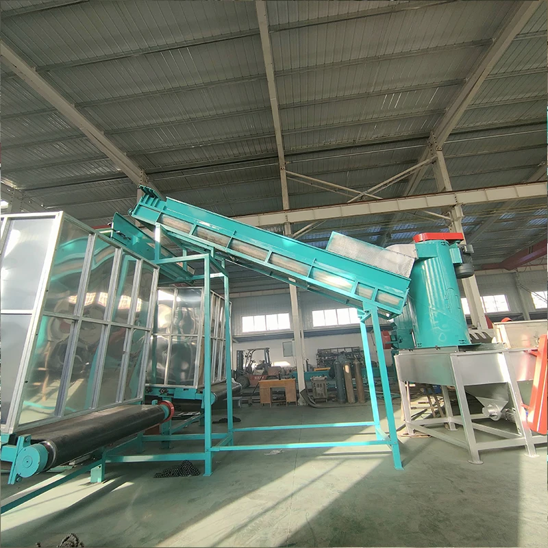 Large and small plastic waste crushing cleaning line mineral water bottle crusher equipment fruit basket leather pellet machine
