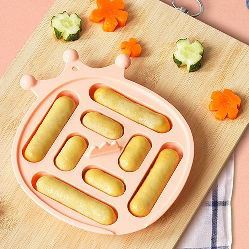 Baby Food Freezer Tray Silicone Ice Cube Trays with Lid Freezer Safe Breastmilk Popsicle Molds for Teething