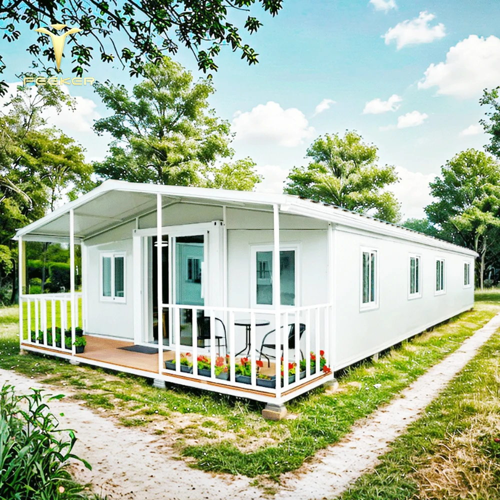 Christmas Miniature Houses And 40 Ft Expandable Container House