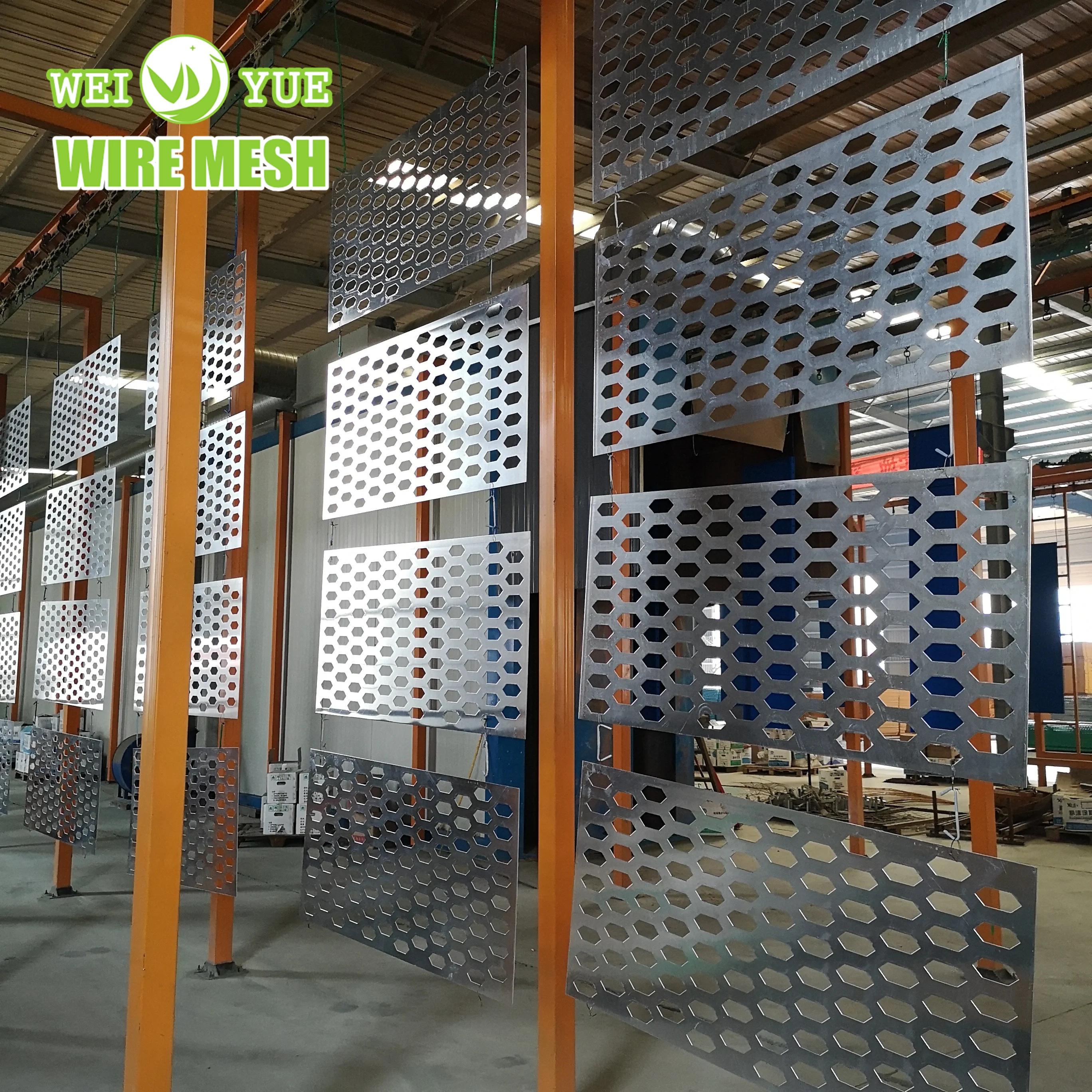 ISO Certification 304 and 316 Stainless Steel Round/Hexagonal Hole Perforated Building Metal Sheet