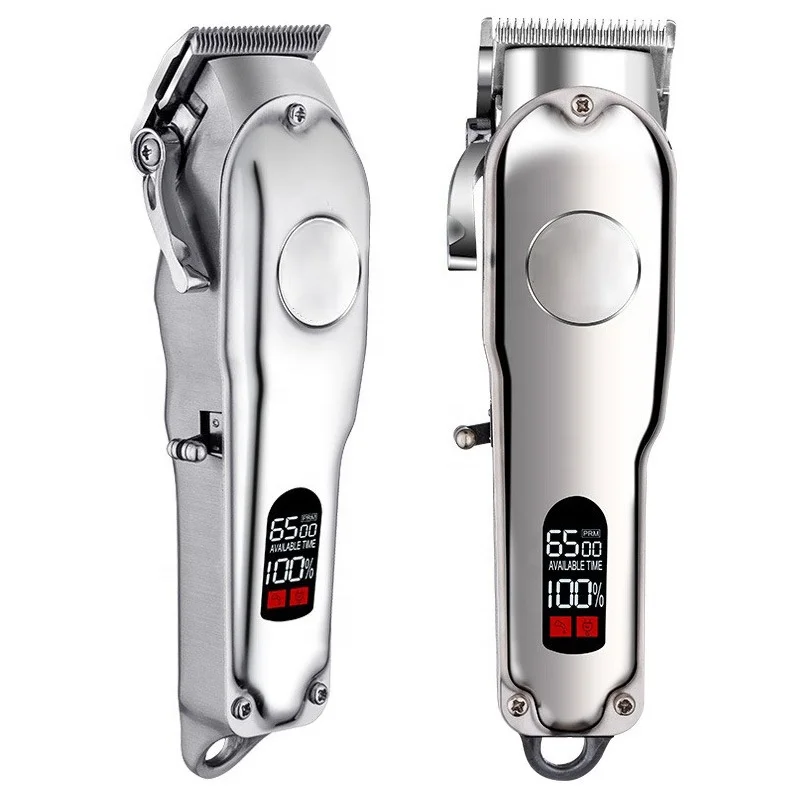 All Metal professional Salon Clipper USB/VDE plug rechargeable Cordless Hair trimmers & clippers professional barber clippers