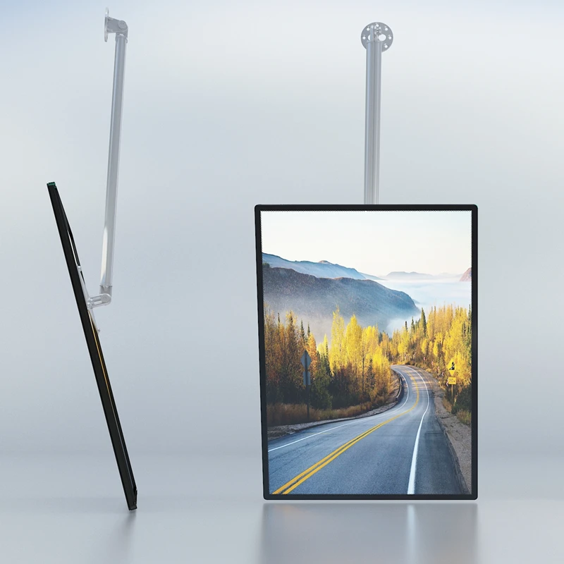 A1 Picture Insertion Slim LED Light Box Suspension hanging Menu light box For Restaurant advertising Display