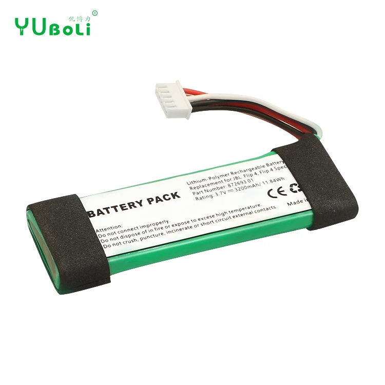 factory sell 3.7V 11.84Wh 3200mAh Battery for Flip 4 FLIP4 FLIP3 FLIP5 GRAY GSP872693