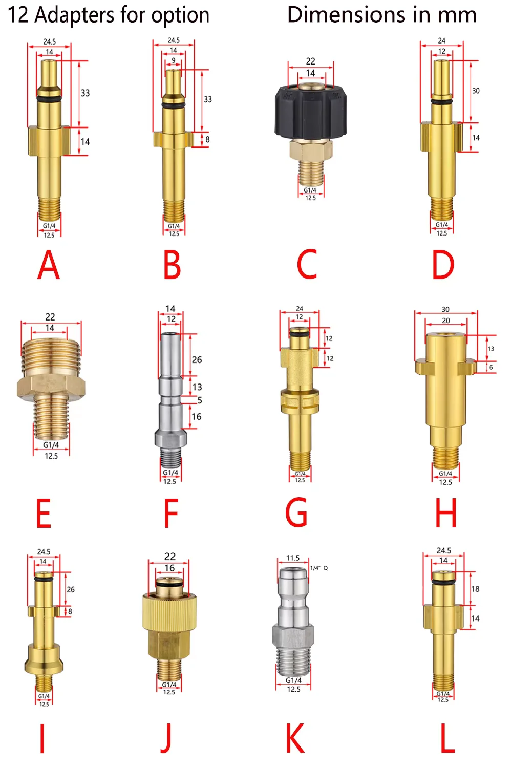 Foam generator high pressure washer Foam Sprayer Gun generator cannon nozzle
