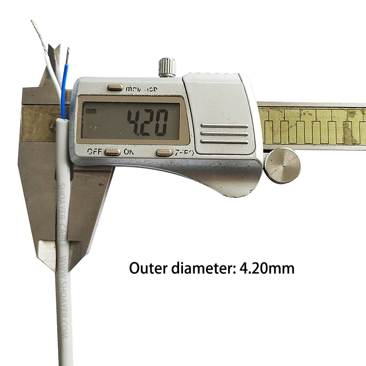 SY YGZF 2*22AWG Multi-Core Electric Silicone Wire Cable 2 Cores
