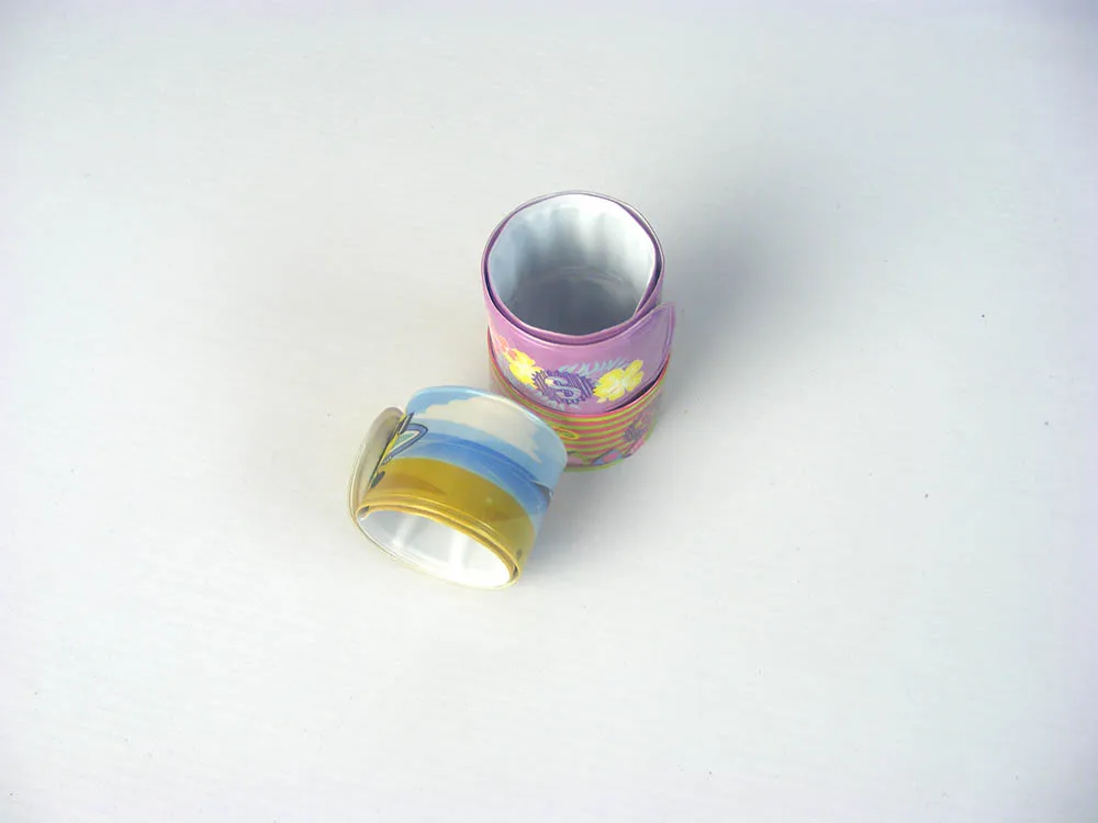 Похлопывающая лента, детская игрушка «сделай сам», прямая Линейка, похлопывающая круглая, рекламная, изготовленная на заказ пластиковая