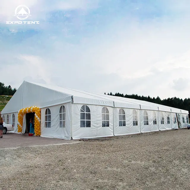 White  Large Aluminum Frame Waterproof clear tent wedding event party tent for event outdoor for 200 500 people events party