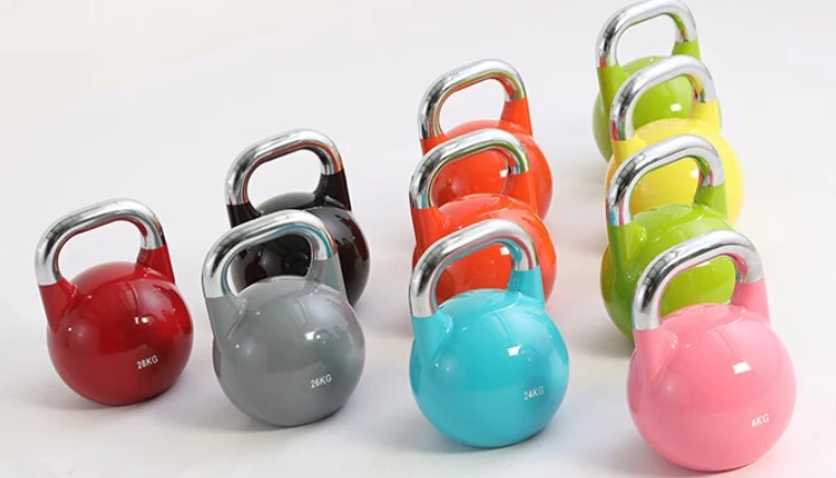 BORO Kettlebell competition high-end professional squat strength training pot Competitive kettlebell 4-30KG set