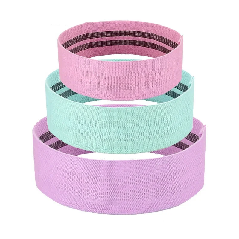 2021 New Hip Resistance Bands Exercise Elastic Loop band Set Anti Slip Fitness Bands Physical Therapy Stretching Practicing