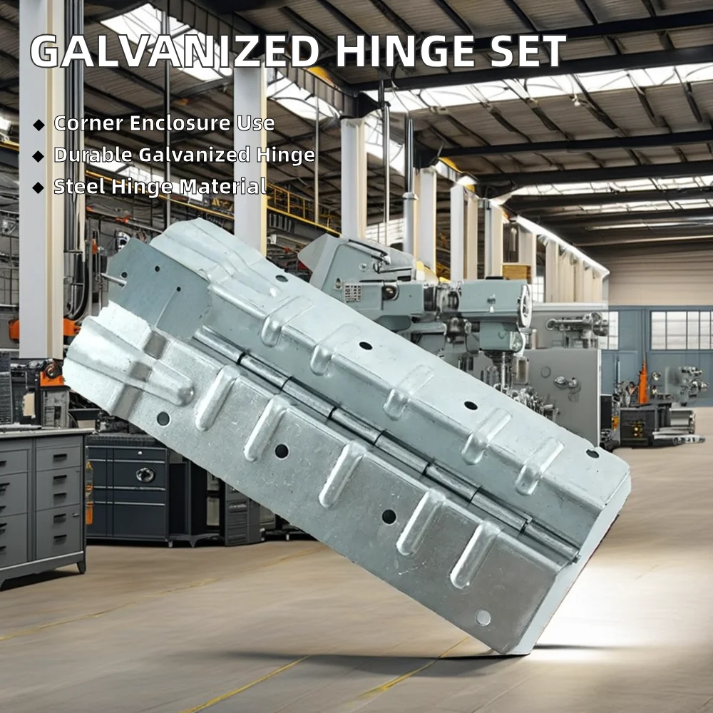 Warehouse Folding Case Hardware Graphic Design Wooden Box Pallet Collar Metal Hinge