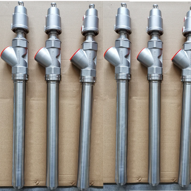 stainless steel filling nozzles pneumatic long length filling valve made in China