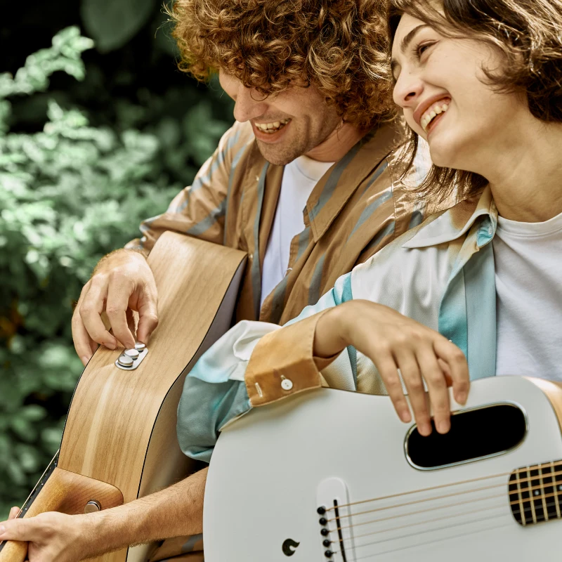 Take fire guitar BLUE LAVA Source Male/female Novice Beginner folk guitar travel 36 inches Take fire guitar BLUE LAVA Source Mal