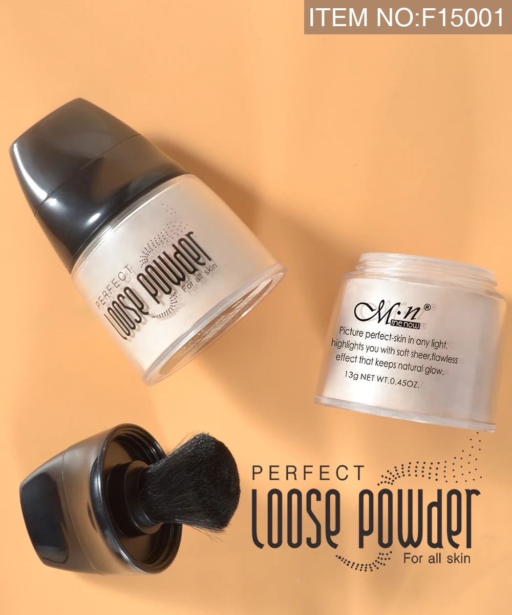 MENOW Face Loose Powder Cosmetics Wholesale OEM Long Lasting Oil Control Face Makeup Customized Loose powder
