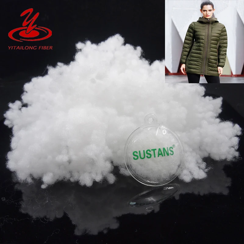 OEKO-TEX Standard Dupont Sorona Biological Recycled HCS polyfill stuffing PP Cotton 100% Hollow Polyester Staple Fiber