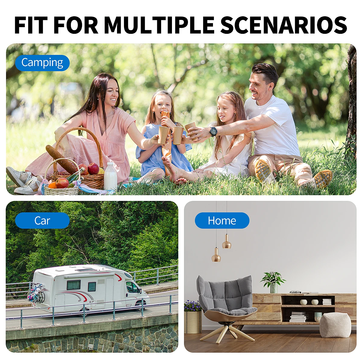 A75 Alpicool camping portable car fridge 63.8L electric 12V 24v 100-240v AC DC L G compressor fridge freezer for car and boat