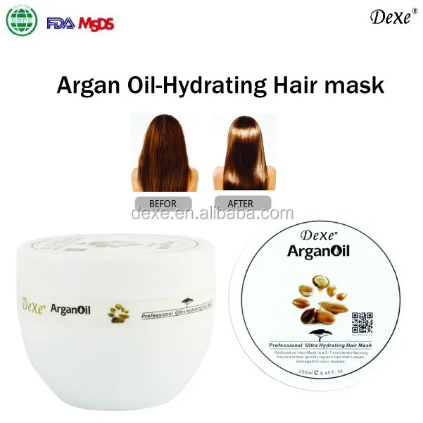 DEXE Natural Organic Argan Oil Moisturizing Hair Mask 250G