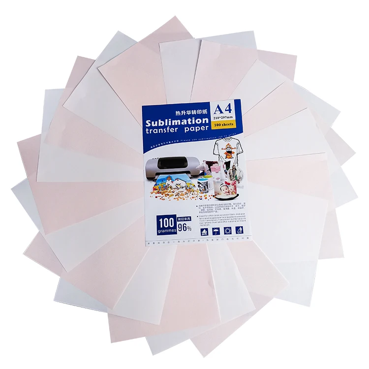 Sinamay clear pattern a4 sublimation transfer paper for cotton