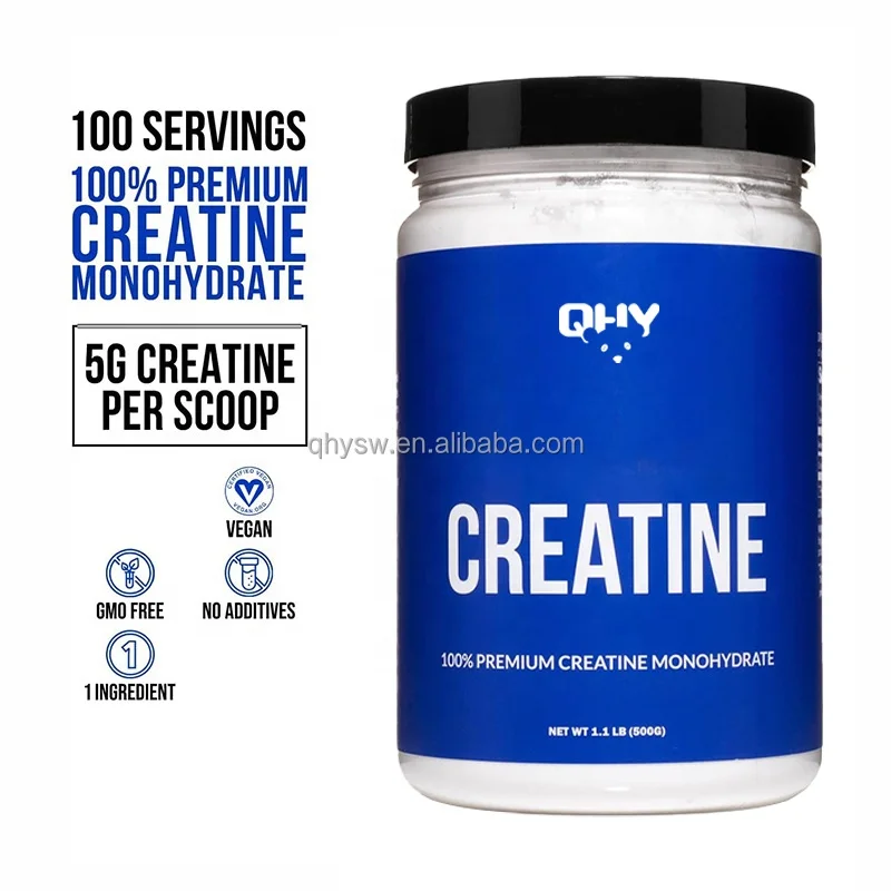 Hot Sale 100% Creatine Monohydrate Powder High Quality Supply Nutrition Private Label Creatine Monohydrate Powder