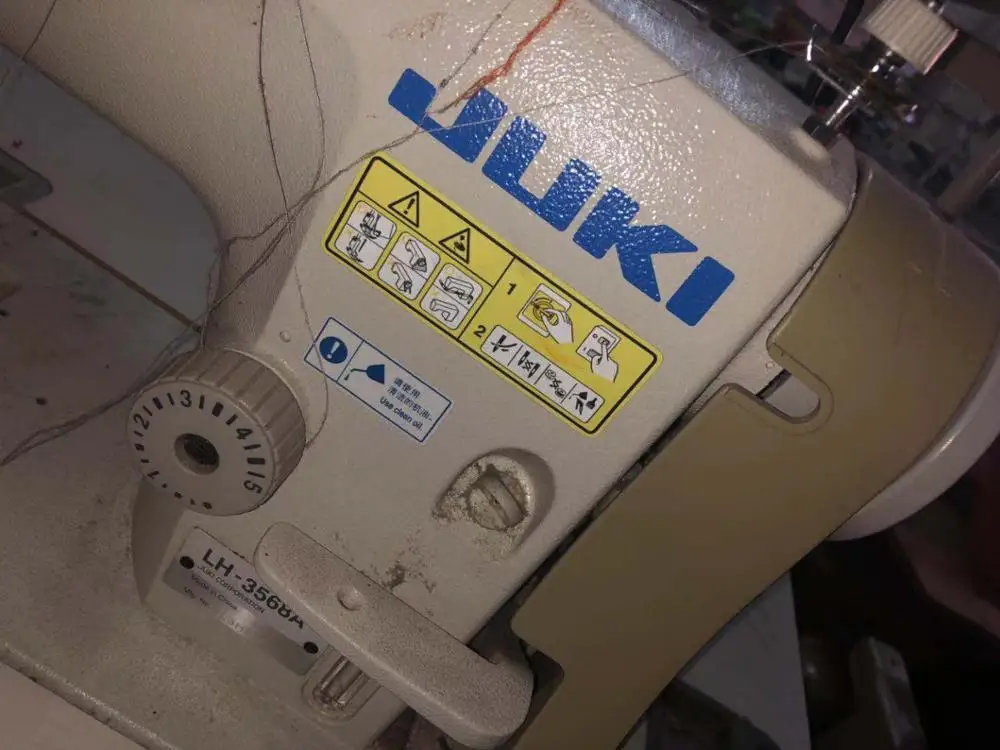 Original used juki-3568S double needle lockstitch industrial sewing machine price