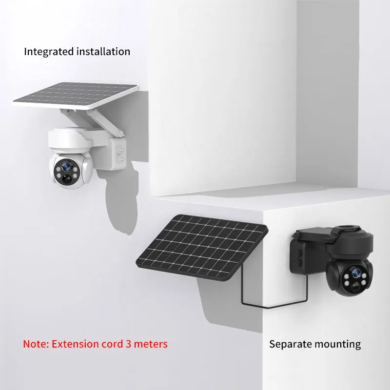 Солнечная камера TecDeft 4G Sim-карта 1080P Hd Ip PTZ уличная безопасность беспроводная Sd-карта Pir Wifi Cctv на солнечных батареях