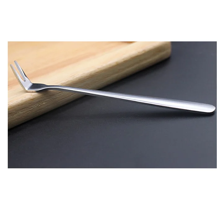 DFU6 Olive fork stainless steel two tooth olive fork olive fruit fork manufacturer direct sales