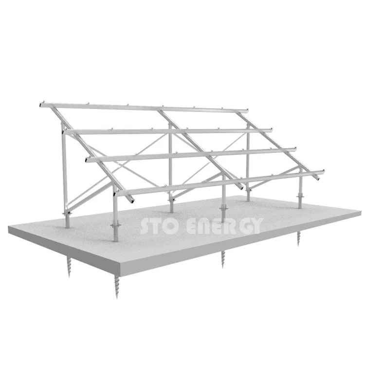 Factory Wholesale High Quality Solar Aluminum Panel Ground Rack System Ground Mounted Structures For Solar Plants