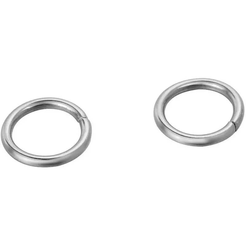 Stainless Steel Jump Rings Round Split Rings Wire Close Unsoldered Ring for Jewelry Making