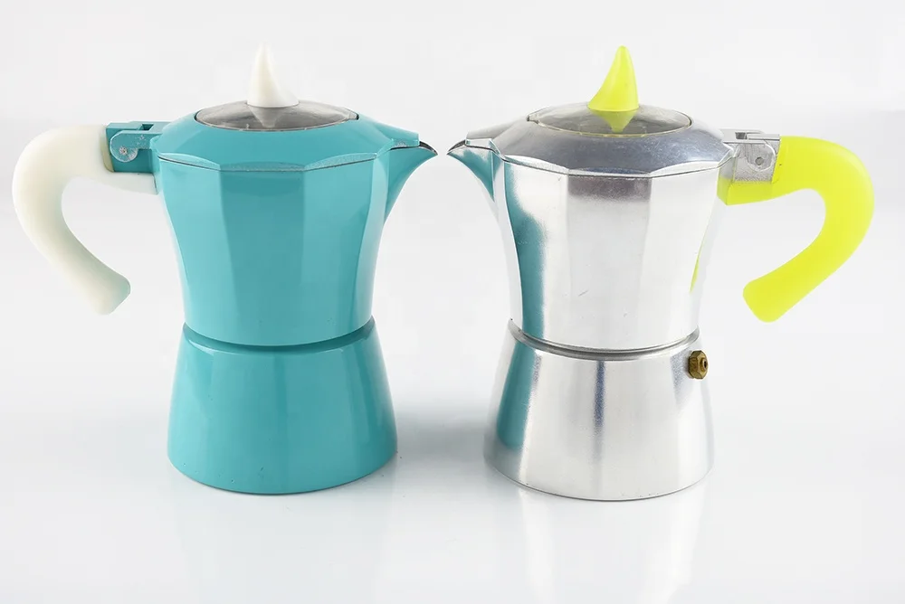 
Customized Espresso 3 Cup Coffee Maker Mocha Pot 